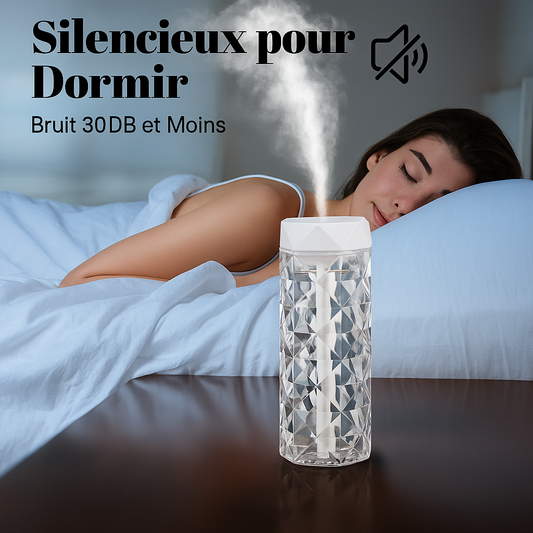 Humidificateur d'air lampe effet cristal