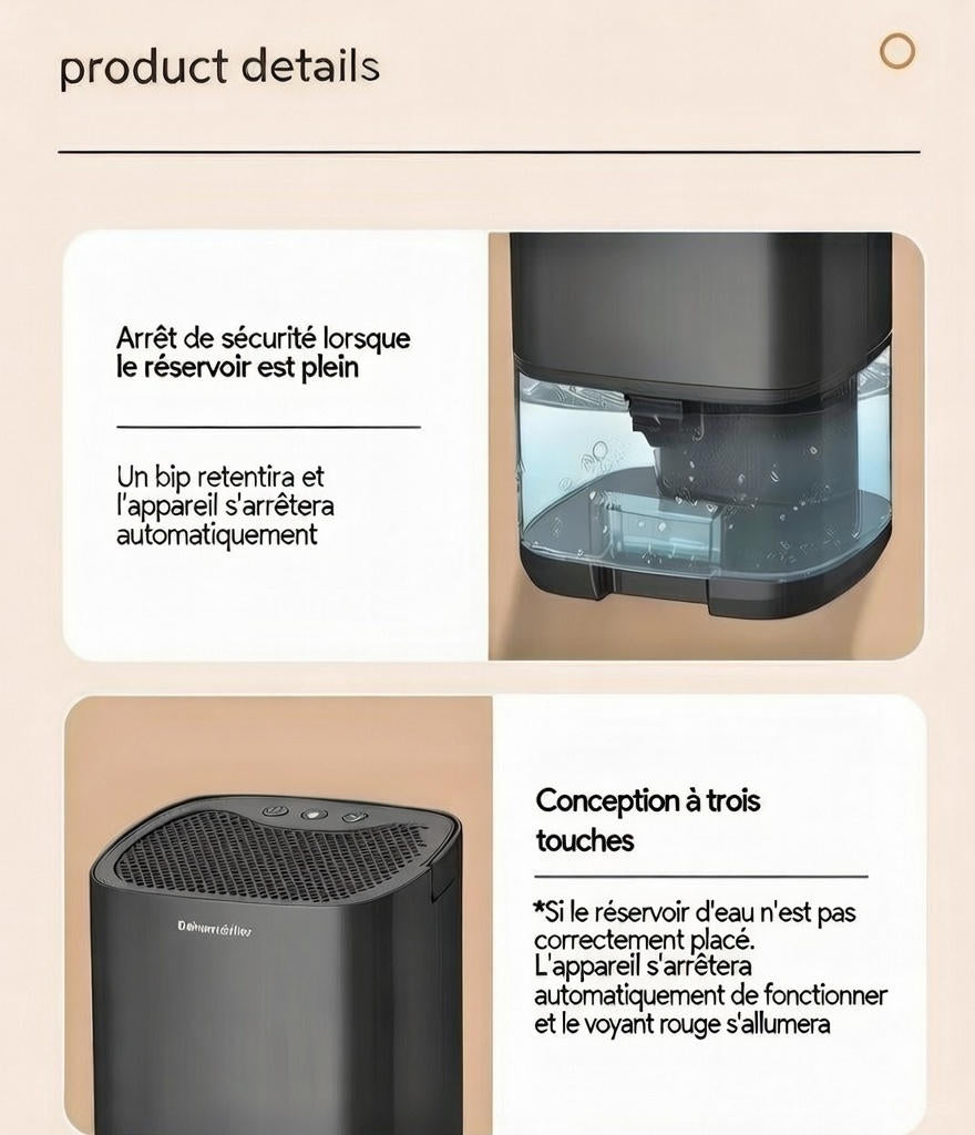 Déshumidificateur à LED