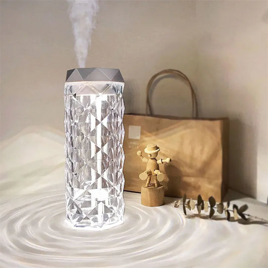 Humidificateur d'air lampe effet cristal