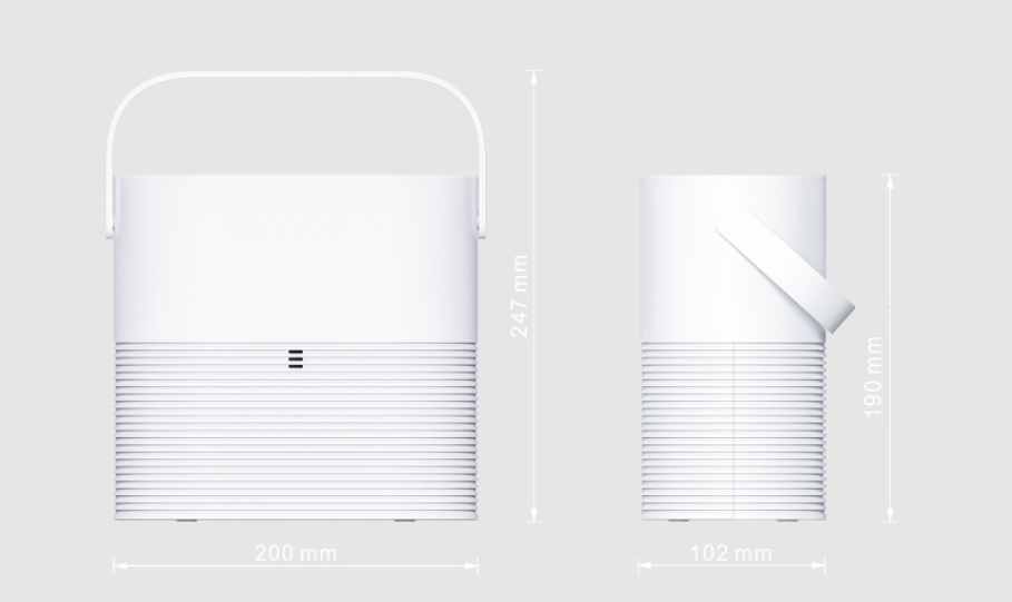 Filterless air purifier